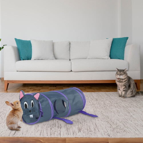 Pop-up-Katzentunnel mit Maus-Design 1