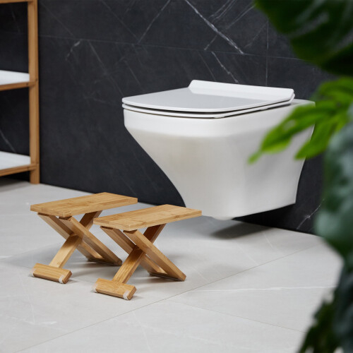 Sedile WC pieghevole 2 pezzi 1