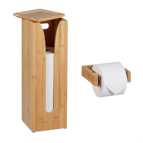 2-teiliges Set für Toilettenpapierhalter