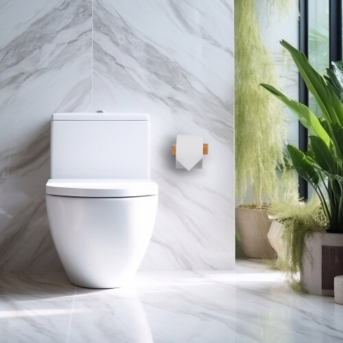 Toilettenpapierhalter aus Bambus 2