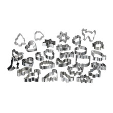 Set mit 36 Kuchenformen