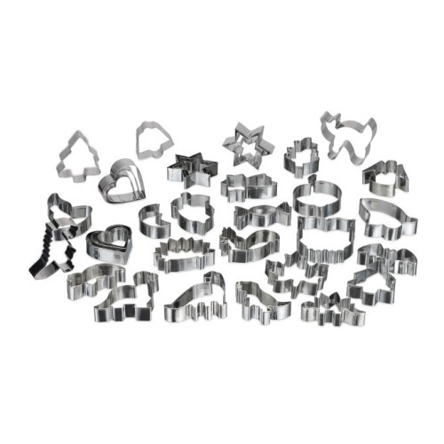 Set mit 36 Kuchenformen
