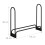 Holzregal aus Metall 110 cm 4