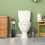 WC-Stuhl in Bambus schwarz 2