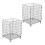 Metallkomposter mit Bodengitter, 2er-Set 1