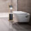 WC-Stuhl in Bambus schwarz 3