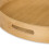Rundes Tablett aus Bambus 6