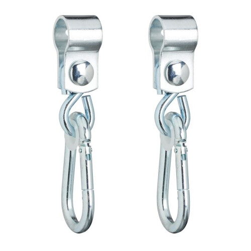 2er-Set Wirbelhaken mit Karabiner