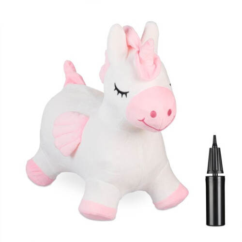 Unicorn jumping animal with cap