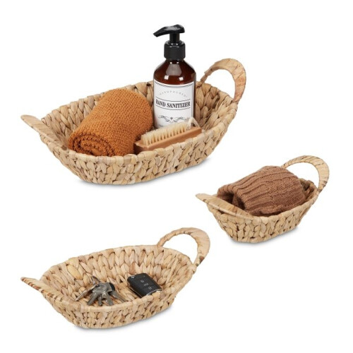 3x storage baskets for water hyacinth