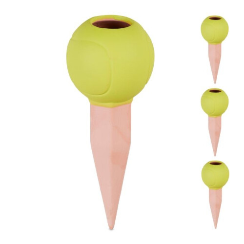 Tennisball im Tonkegel mit 4 Sets