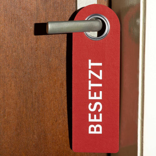 Türschild Besetzt Frei 10er Set 1