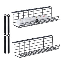Kabelkanal für Schreibtisch 2er Set