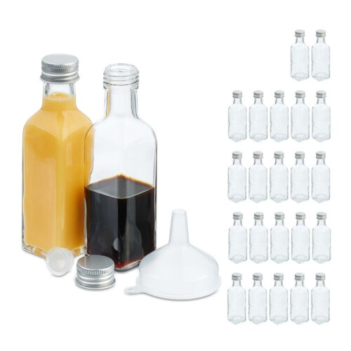 Sticle mici în seturi de 100 ml