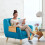 Sofatablett aus Bambus 2