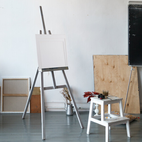 Quadratisches Leinwand-Set mit 16 Stück 1