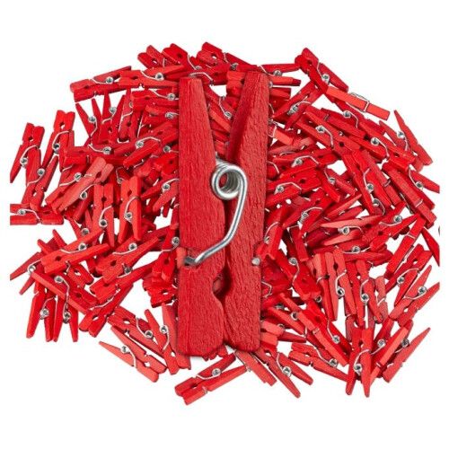 Mini-Holzklammern 400er-Set