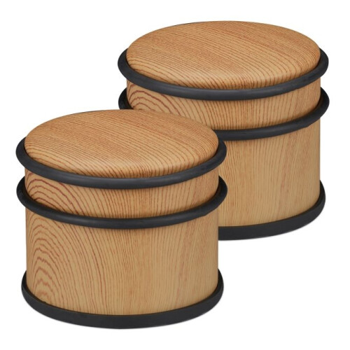 Türstopper aus Holz - 2er-Set