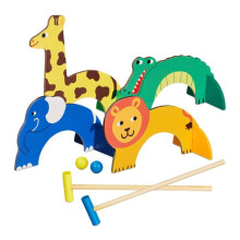 Krocketspiel für Kinder im Tierdesign