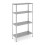 Galvanized metal shelf with 4 shelves 1