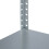 Galvanized metal shelf with 4 shelves 7
