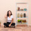 Galvanized metal shelf with 4 shelves 3