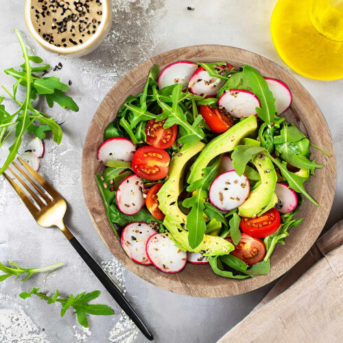 Salatschüssel 2er Set Mangoholz 1