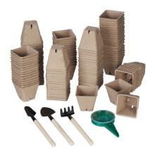Cultivation pots 120 sets with tools