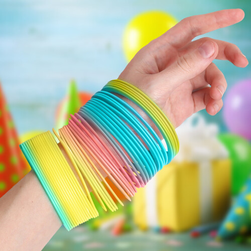 Set di 4 spirali arcobaleno 2