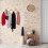Perchero de pared retráctil de madera 2