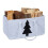 Firewood bag in felt with motif 1