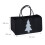 Black firewood bag in felt with motif 4