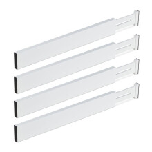 ensemble de 4 séparateurs de tiroirs en blanc