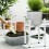 Support de plante réglable Lot de 2 2