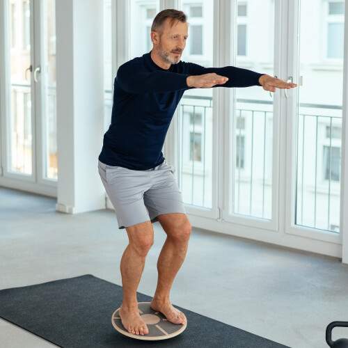Rundes Balancebrett aus Holz 2