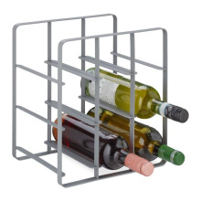 Weinregal aus Metall für 9 Flaschen