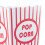 Popcorntüten, 72 Stück, rot/weiß 9