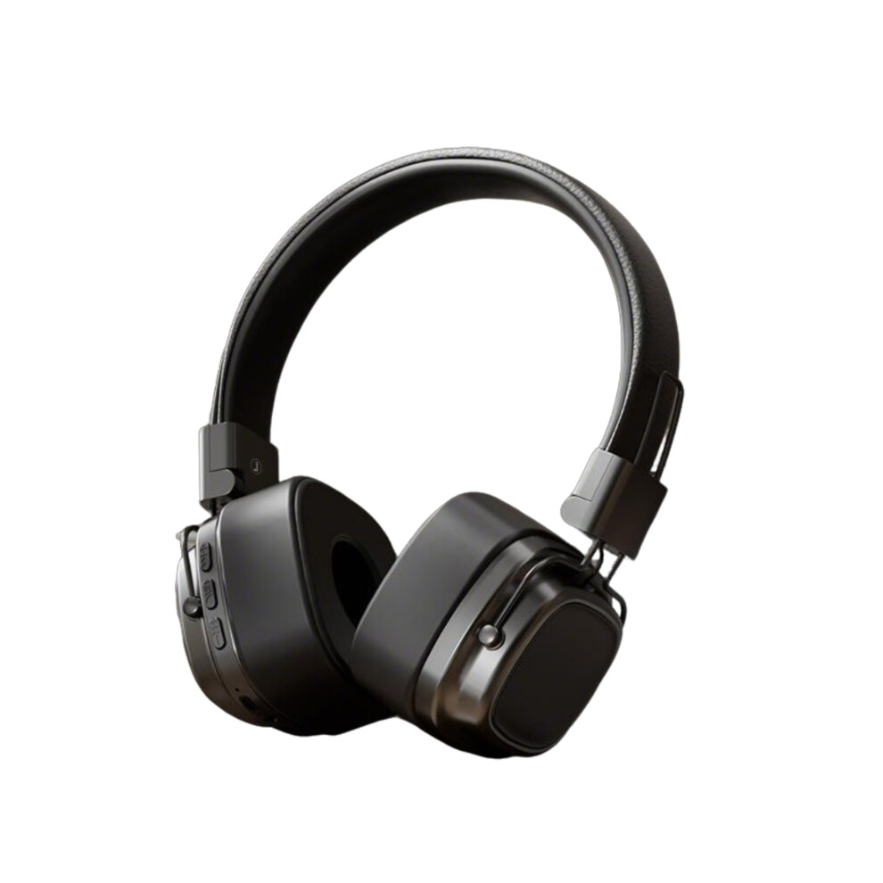 (Black) Long Battery Life Wireless Headphones Hifi Sound For Cellphone Laptop Earphone Black 6132729306850