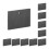 10 plant signs in slate 1