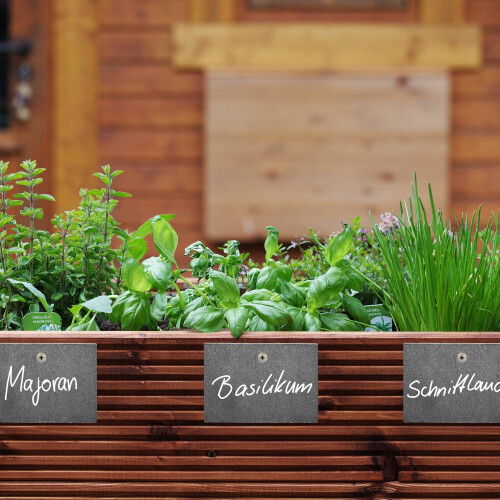10 plant signs in slate 1