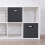 Aufbewahrungsbox in Anthrazit 4er Set 2
