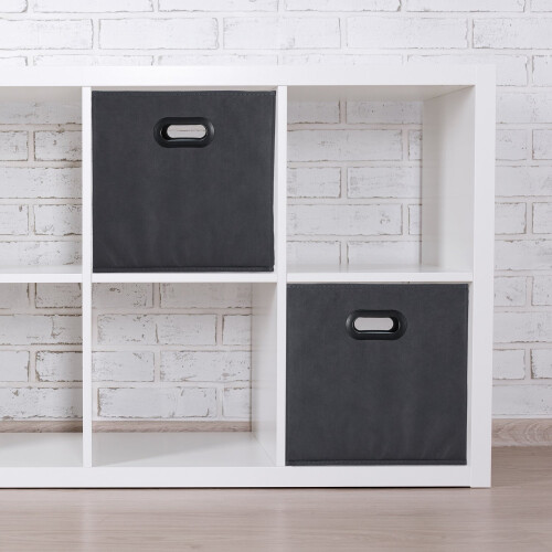 Aufbewahrungsbox in Anthrazit 4er Set 1