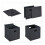 Aufbewahrungsbox in Anthrazit 4er Set 6