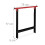 Work trestle set of 2 black/red 5