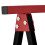 Work trestle set of 2 black/red 8