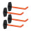 Tire holder for wall mounting in a set of 4 1