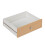 White bedside table with 2 drawers 6