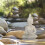 Weiße Buddha Figur 18 cm 2