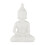 Weiße Buddha Figur 18 cm 1