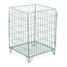 Metal compost with floor grate